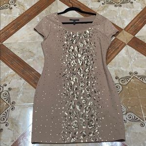 BCBG capsleeve sequined dress